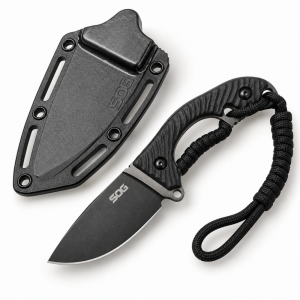 Компактен нож SOG SURVIVOR's, нож за оцеляване и къмпинг, кания KYDEX