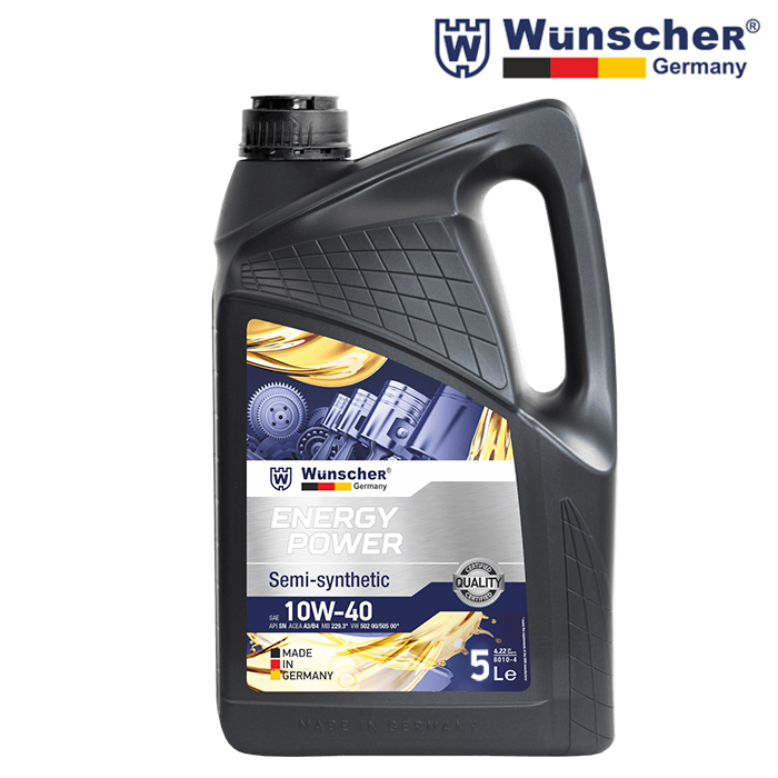Масло Wunscher 8010 ENERGY POWER 10W/40 - 5л.