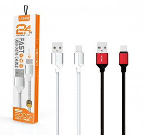 LDNIO Кабел LS391 USB към Type-C 1M - Сив