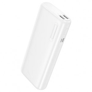 HOCO J158A Външна батерия 10,000mAh 2XUSB 1XUSB-C - Бял