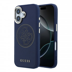 2845 GUESS HC MAGSAFE PU W/ PERFORATED 4G BLUE IP17