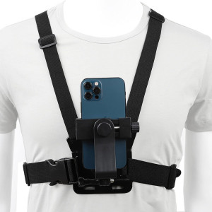 HL-26 Нагръден държач за телефон – Chest Mount Harness за POV заснемане с регулируеми презрамки