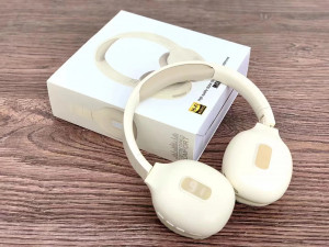 MSL-902 Pro Max – Безжични слушалки с шумопотискане и LED дисплей - Бял