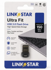 LINK★STAR Ultra Fit USB 3.0 Мини Флаш Памет  - 8GB