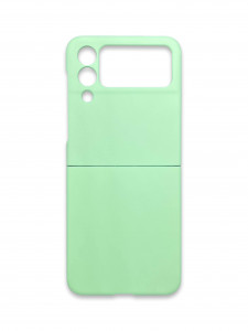 PVC Цветен кейс за Samsung Z FLIP 5 от 2 части - Светло зелен