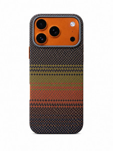 Premium Carbon Case PKA TP-106 за iPhone 17 Pro Max / 18 Pro Max - Оранжев