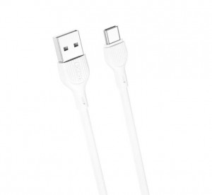 Кабел XO-NB200 Fast 2.1A USB към Type-C 1M - Бял