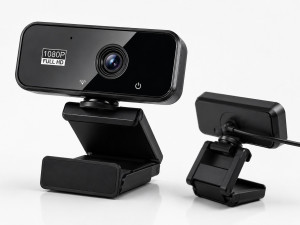 B03 Full HD 1080P USB Уеб камера с вграден микрофон | Plug & Play | За компютър, лаптоп и онлайн срещи