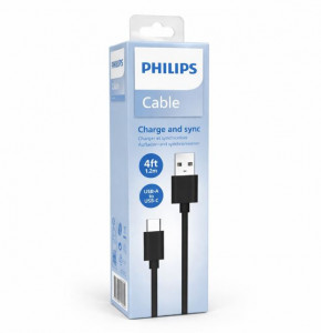 2452 Philips кабел USB A to USB C 1.2M Cable