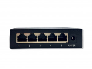 ZX-BS511 5-портов PoE Ethernet Switch Суич 10/100 Mbps DC-52V