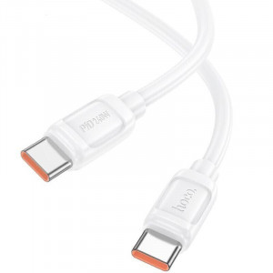 HOCO кабел X115 Type-C към Type-C 240W (1M) - Бял