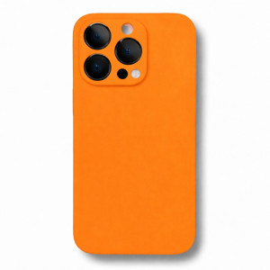 Силиконов гръб TP18 +камера за iPhone 17 Pro Max / 18 Pro Max - Оранжев