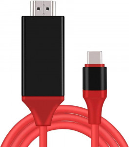 Type-C към HDMI мъжко кабел адаптер за връзка на MHL Android смартфон телефон таблет с телевизор монитор