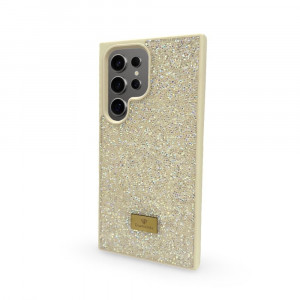 Кейс за телефон с камъни D130 за iPhone 17 Air  (Жълт)