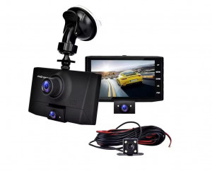 505 Автомобилен видеорегистратор 3 камери, 4.0" дисплей, Full HD 1080P, Night Vision, Motion Detection