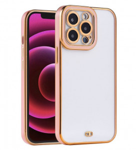Калъф TP28 Angel Eyes Samsung S23 Ultra прозрачен с Розова Рамка