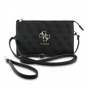 9801 GUESS PHONE POUCH 4G PU BIG 4G LOGO BLACK