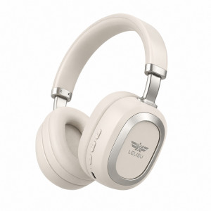 LELISU LS-256 – Беж Безжични слушалки, USB Type-C зареждане, BT, до 8 часа работа