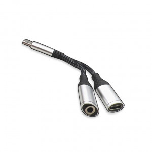 SX-03 OTG Адаптер от Type-C към 3.5mm + Type-C