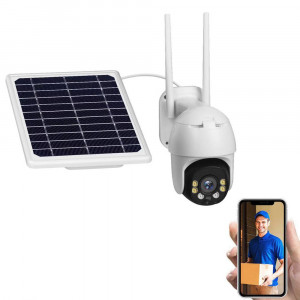 YN90- Външна соларна безжична IP камера за сигурност  SD слот за видеонаблюдение