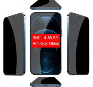 360° градусов Privacy Стъклен протектор iPhone 15 Pro Max / 15 Plus / 16 Plus