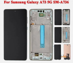 LCD Дисплей с тъчскрийн за Samsung A73 5G SM-A736B +Рамка OLED