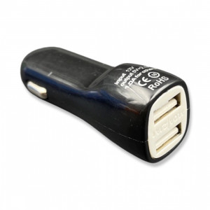 12V CC-95 Адаптер с ЕДИН изход USB за кола 1A — Черен