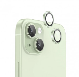 Цветен протектор за Камера iPhone (15 Plus) 15 - Зелен