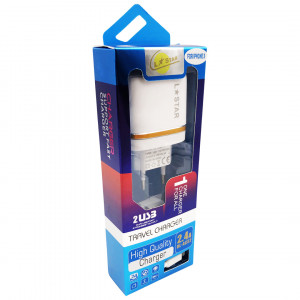 220V DL-AC52 Микро USB 2.4А L✮STAR Зарядно c двойно USB