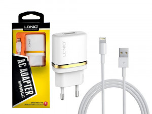Зарядно 220V DL-AC50 LDNIO 2в1 Lightning
