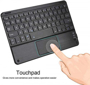 Комплект Bluetooth безжична клавиатура с trackpad YL-03 K470 - Черен
