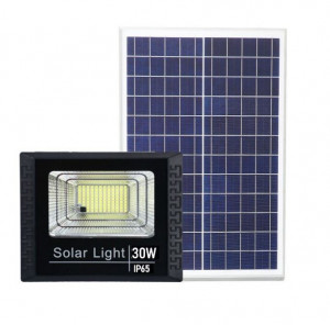 Соларен LED прожектор Dylect Eco SLP-6 30W – IP65, с дистанционно управление