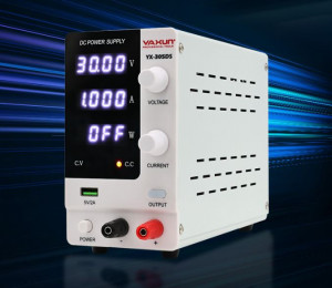 Захранване YAXUN YX-305DS (30V, 5A, режим на стабилизиране на тока)
