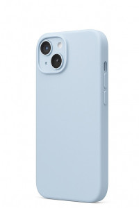 Silicone case TP-59+камера за iPhone 14 Plus - Бебешко Синьо