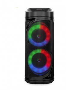 ZQS6212 Портативна Двойна Караоке 2x6.5'' 10Wx2 Sing-e тонколона+жичен микрофон 3000mAh