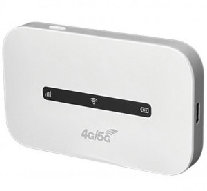 Преносим 5G/4G LTE Wi-Fi рутер M6-E със SIM карта, до 150 Mbps и батерия 3000 mAh