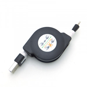USB Кабел 4G тип ролка — Черен