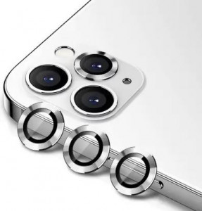 Цветен протектор за Камера iPhone 12 Pro Max - Сив