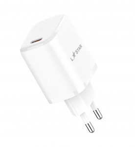 L✮STAR Адаптер SCD-20W USB-C PD20W - Бял