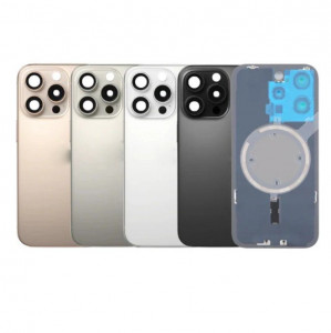Капак батерия (без кам.) за iPhone 16 Pro Max - Черен