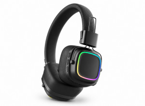 LELISU LS-258 - Черен Безжични Bluetooth слушалки с RGB подсветка