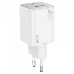 HOCO Адаптер "N41" PD20W+QC3.0 - Бял