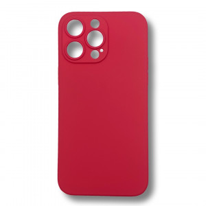 Силиконов гръб TP18+камера за iPhone 13 Pro - Винен