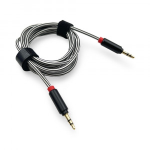 AUX-3 кабел за музика 1.5M - Черен