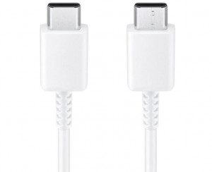 Кабел Type-C към Type-C 3A TC-21 Плик — Бял