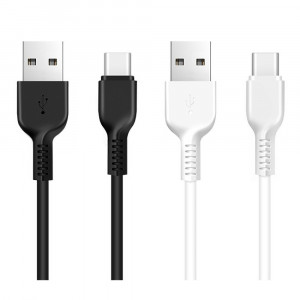 HOCO кабел X20 3A USB към Type-C (2M) - Бял
