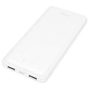 HOCO J153 Външна батерия 10,000mAh 2XUSB 1XUSB-C - Бял