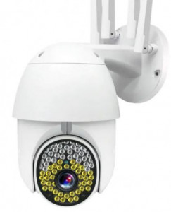 Q79 1080P HD ( APP:V380PRO ) куполна камера IP камера PTZ камера WiFi сигурност Водоустойчива IR нощ 79 Светлини Външна камера за наблюдение