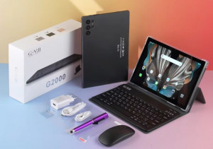 Таблет G2000 ( Черен ) – 10.1 инча, 16GB RAM, 512GB ROM, Android 13 OCTA CORE,DUAL SIM, 50MP КАМЕРА