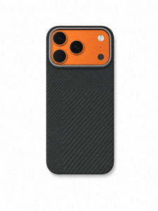 Premium Carbon Case PKA TP-106 за iPhone 17 Air - Черен